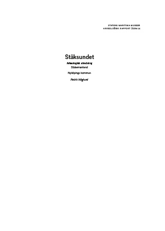 2008:14 Stäksundet (pdf)