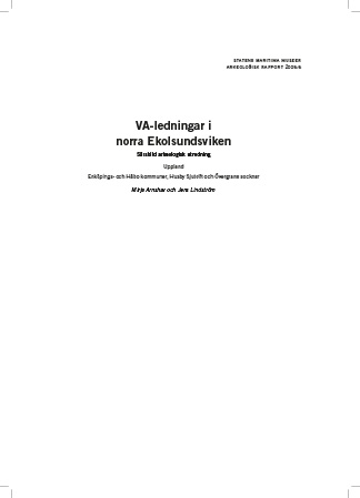 2008:8 VA-ledningar i norra Ekolsundsviken (pdf)