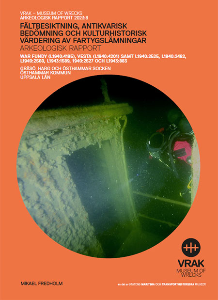 2023:8 Fältbesiktning, antikvarisk bedömning och kulturhistorisk värdering av fartygslämningar (pdf)