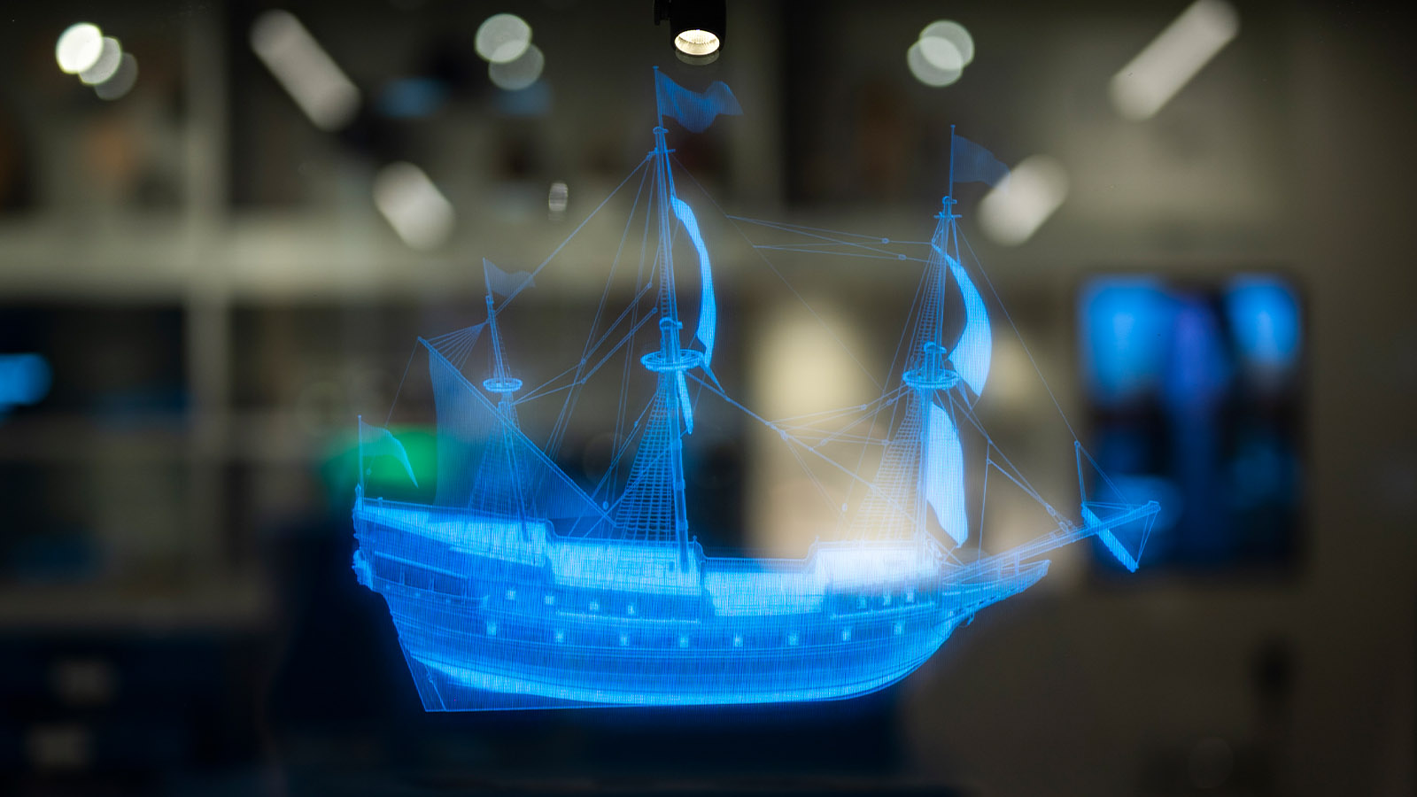 Hologram av ett skeppsvrak