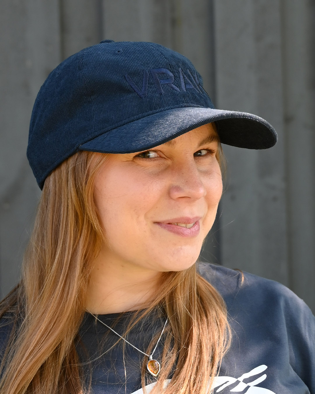 Girl with a blue cap in manchester